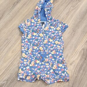 Ralph Lauren Blue Floral Kids Romper Size 2t